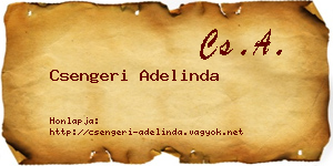 Csengeri Adelinda névjegykártya